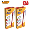 Bic Gel-ocity Illusion Medium Erasable Ink Rollerball Pen 0.7mm & 0.3mm Red