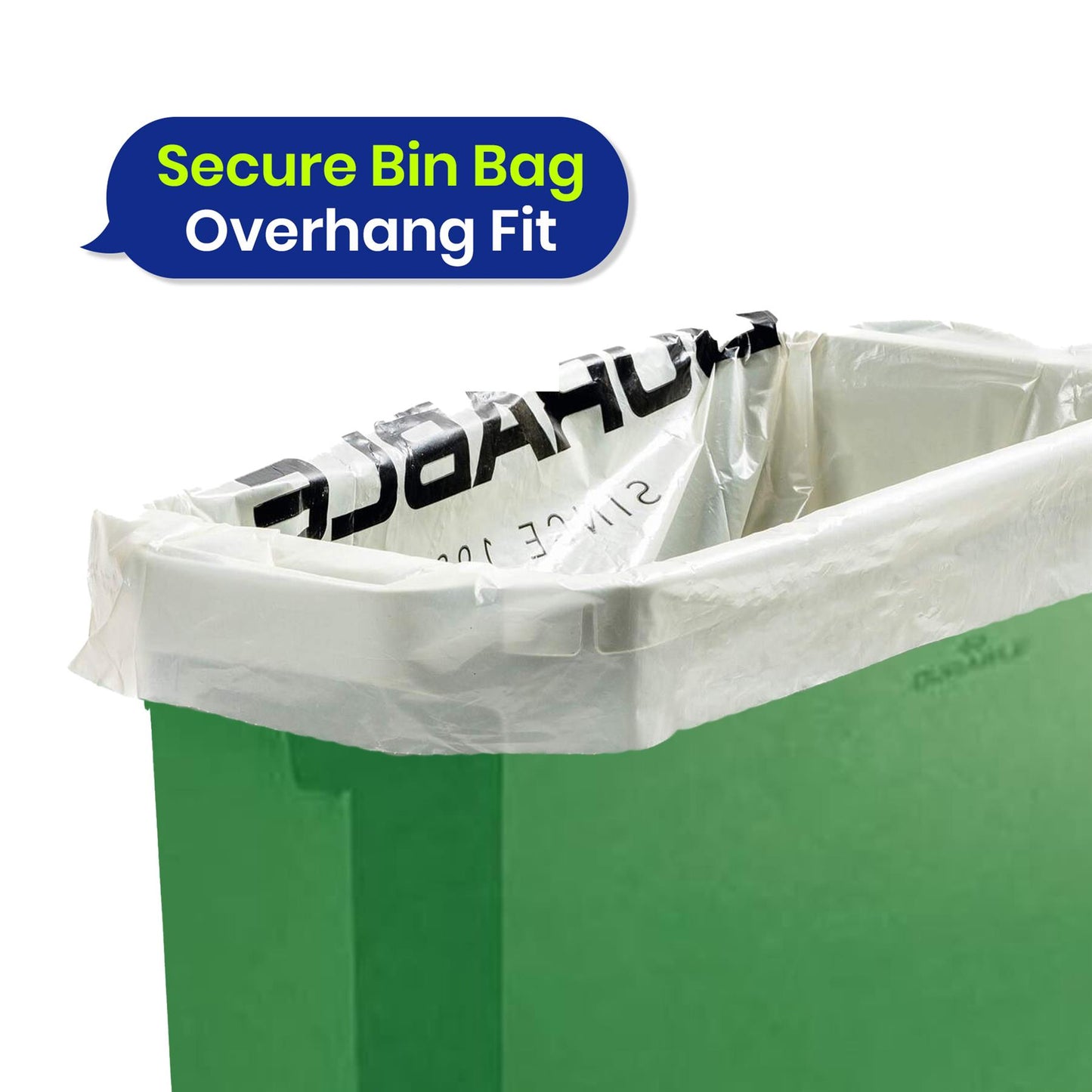 Durable DURABIN 60 Green+ Durable DURABIN 60 Hinged Lid with Paper Slot - Blue+ Durable ECO 110L Bin Bags 100% Recycled
