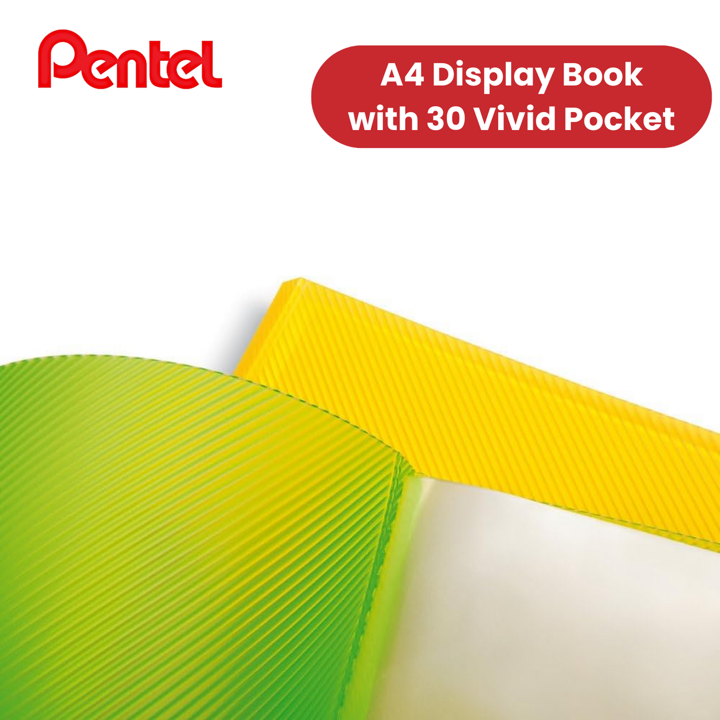 PENTEL RECYCOLOGY DISP BK VIV 30PKT YLW - Pack of 1