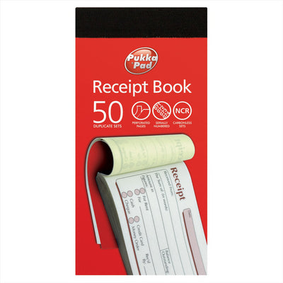 Invoice Book Hard Cover 50 NCR Duplicate Sets Sales Record Book (Pack of 5)
