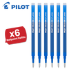 Pilot Frixion Roller Ballpoint Pen Refills 0.7mm Tip Smooth Writing - Blue Ink