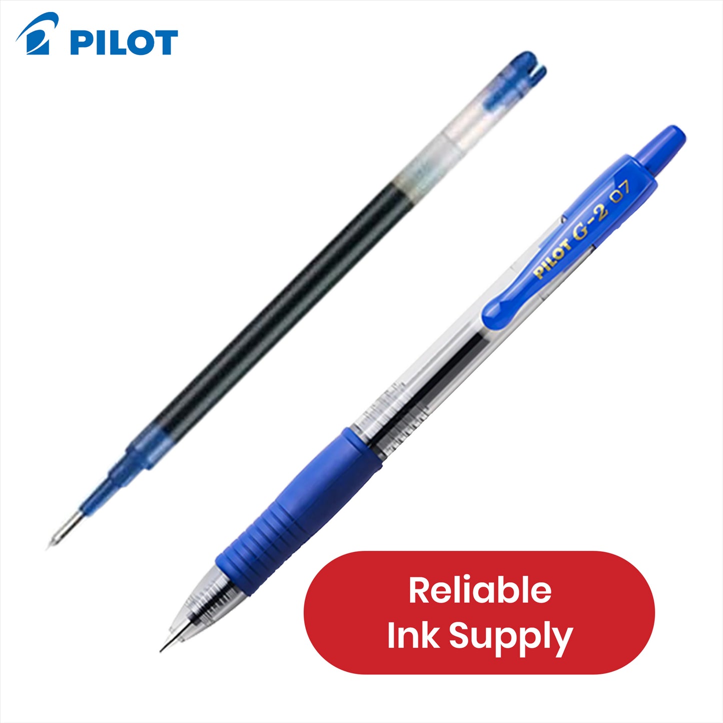 Pilot G2-07 Refill - Medium - Blue - Single