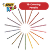 BIC Kids Tropicolors 2 Colouring Pencils Assorted - Pack of 18 - 1 to 5 Packs