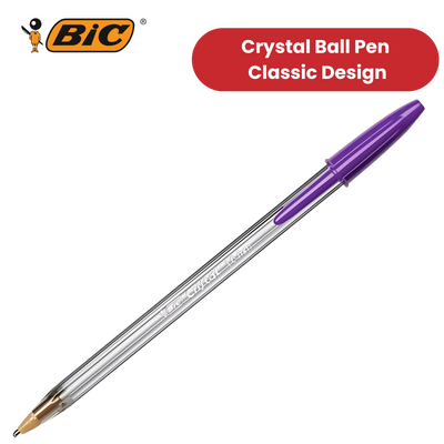 Bic Cristal Fun Ball Pen � Purple - Pack of 1