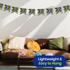Happy 30th Birthday Black and White Bunting 4M Party Banner with 10 Flags Durable