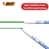 BiC Velleda 1721 Green Dry-Wipe Whiteboard Markers for Bold, Clean Writing, x24