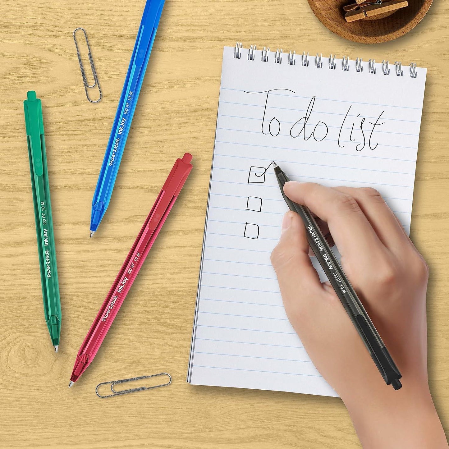 INKJOY 100 RETRACTABLE 0.5 RED - Pack of 100