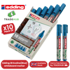 edding 28 Ecoline whiteboard marker - blue - box of 10 whiteboard pens-Pack 2-36