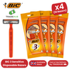 Bic 3 Sensitive Razors - 4 Packs (16 Razors)