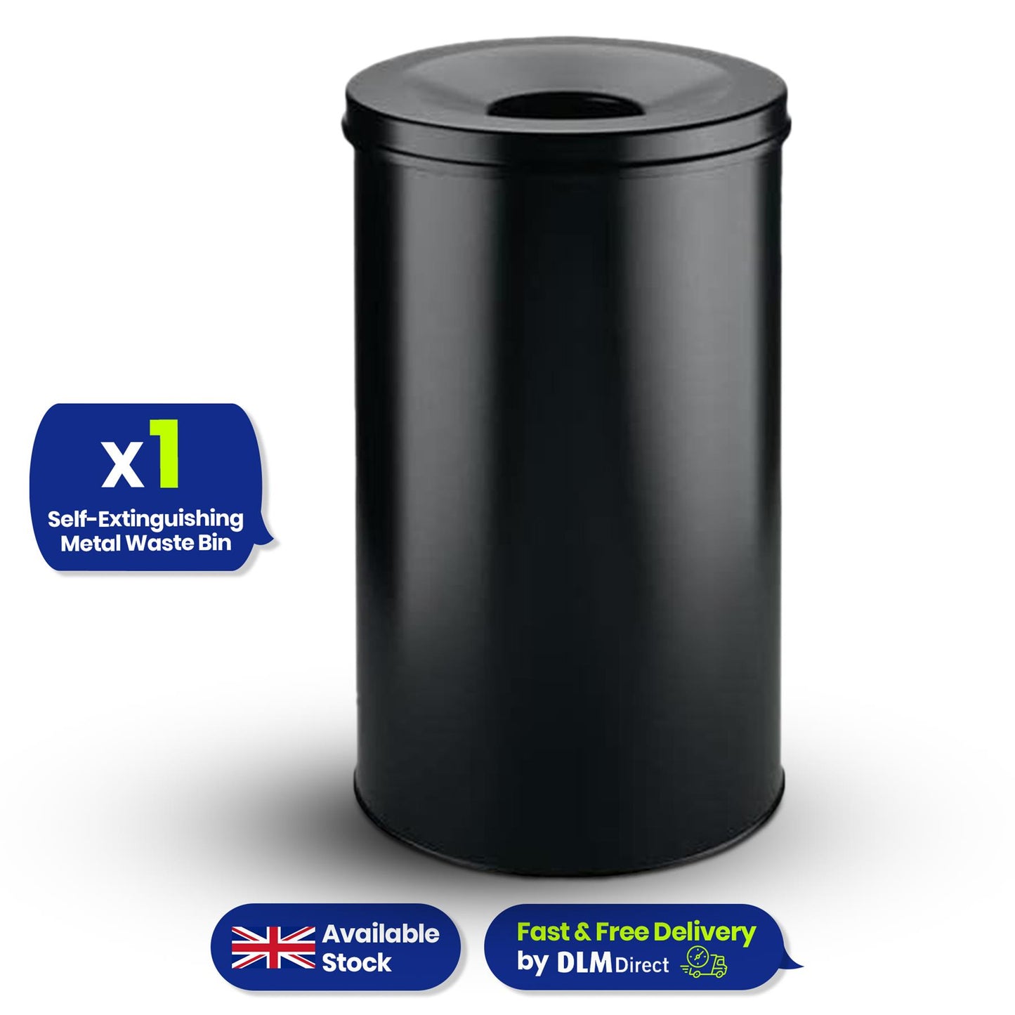 Waste Basket Safe 60L Round