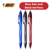 BIC Gel-ocity Quick Drying Gel Pen, Assorted Colours, 3 Pack