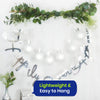 Happily Ever After 1.5m Wedding Garland Silver Foil Just Married Engagement Banner