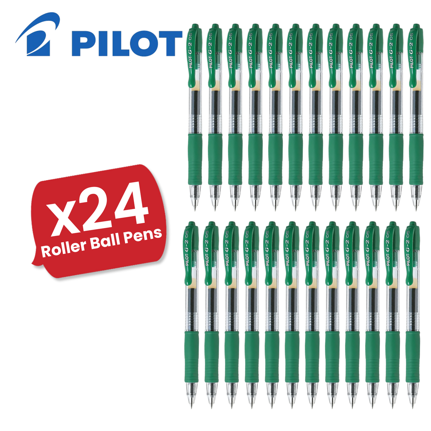 Pilot G2 05 Fine Point Green Single Pen to Multi Pens Office, School & Home Use