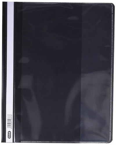 ELBA CLEARVIEW FLDR A4 BLACK P25