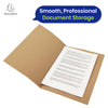 Exacompta Square Cut Folder Strong, 315gsm Manilla Holds A4 Foolscap Documents, Pack of 100 (Buff)