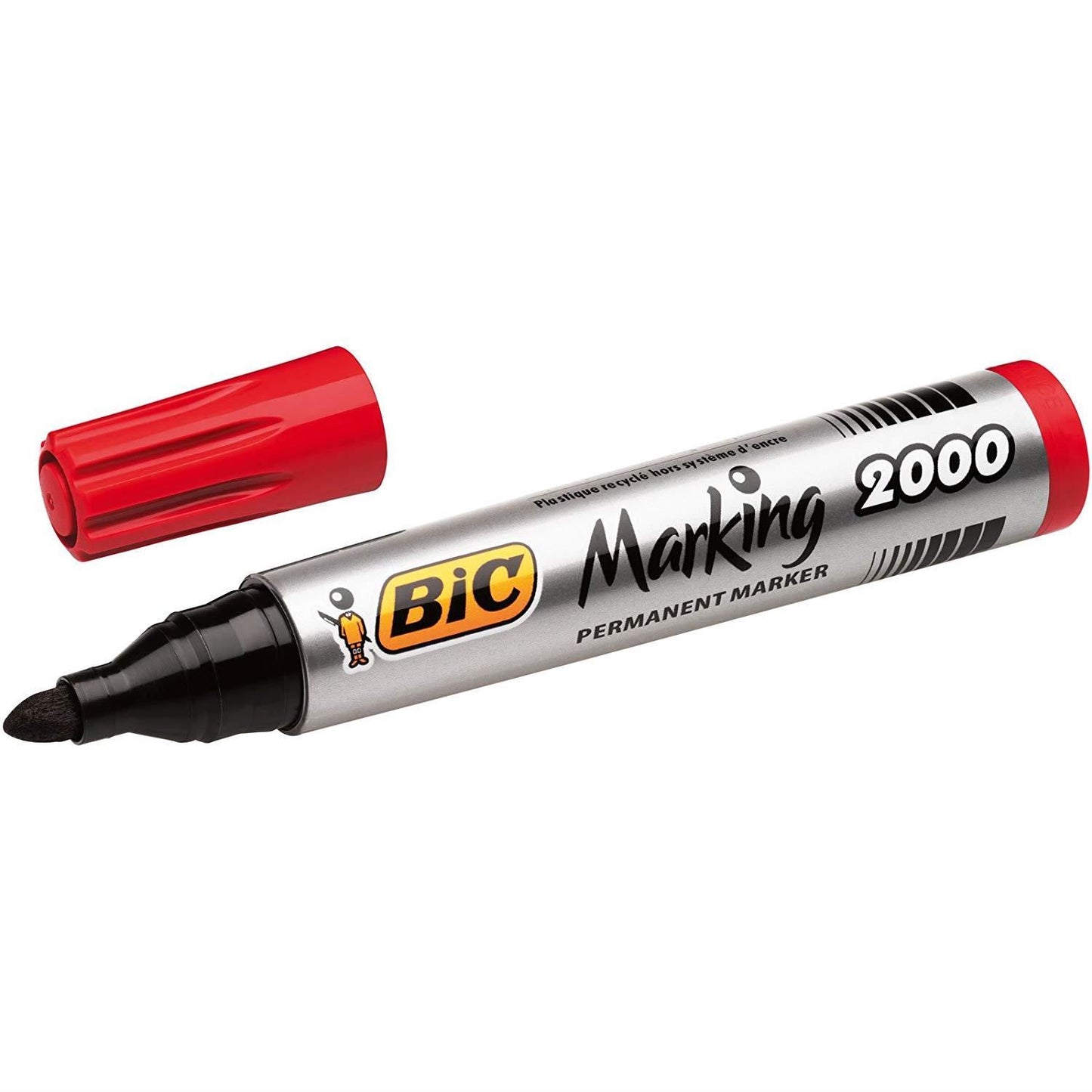 BIC Marking 2000 ECOlutions Permanent Bullet Tip Markers Red - 12 - 1 to 5 Packs