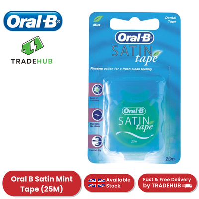 ORAL B SATIN TAPE MINT 25M - Single - 1 to 36 Packs
