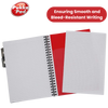 Pukka Pad White B5 Project Book 200 Pages Wirebound Project Book, Ruled/Margin