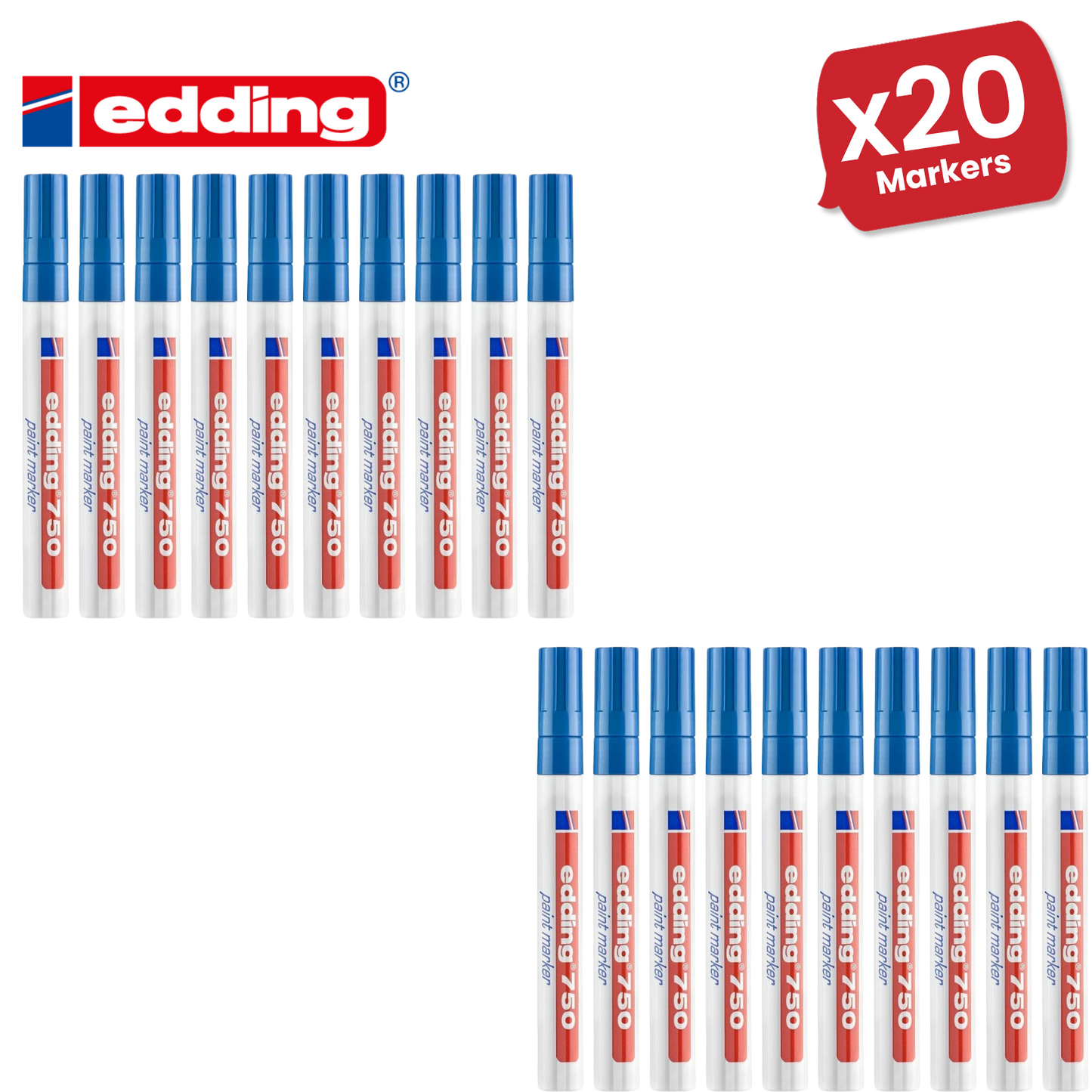 Edding Paintmarker Opaque Blue Single Pen