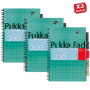 PUKKA WHITE A4 WIREBOUND PROJECT BOOK (RULED/MARGIN) - PACK OF 1