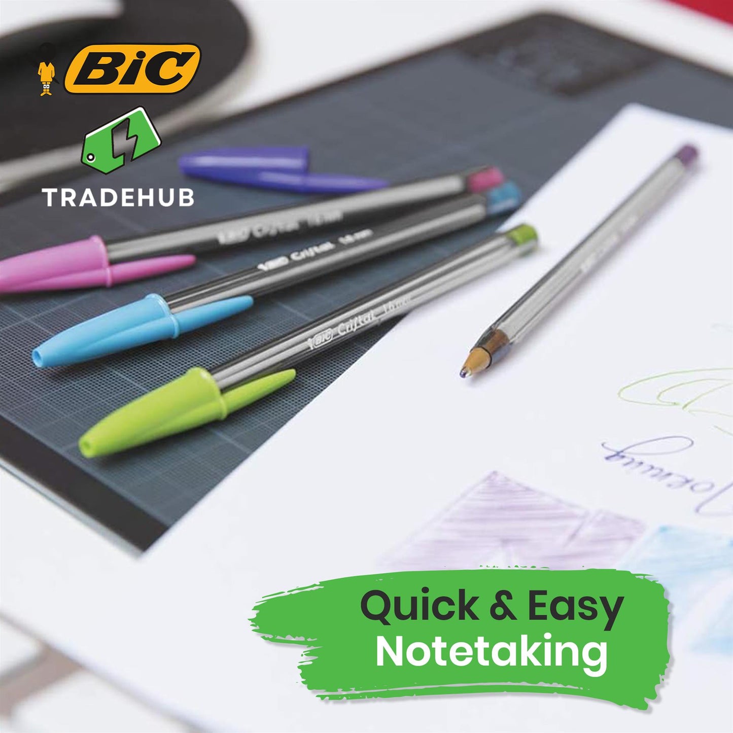 Bic Cristal Fun Ball Pen Purple - Box 20