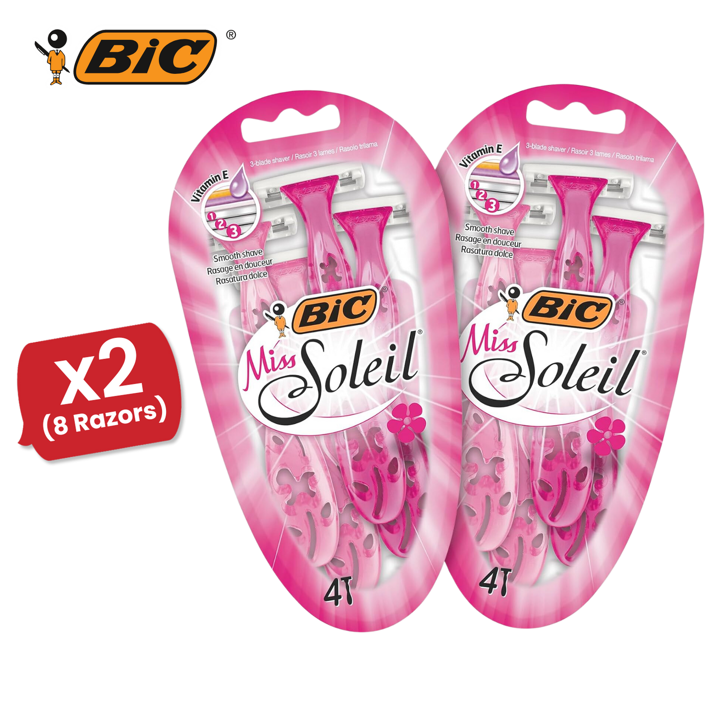Bic Miss Soleil Shavers 4  - 1 Pack