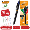 Bic 4 Colours Pro Ballpoint Pen 1.0mm - Single Pen