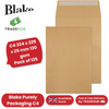 Blake Purely Packaging C4 324 x 229 x 25 mm 130 gsm Gusset Pocket Peel - 125