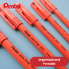 PENTEL ULTRAFINE PEN BLACK S570-A - Pack of 12 - 1 to 5 Packs