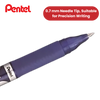 PENTEL ENERGEL XM METAL TIP RBALL BLUE - Pack of 12 - 1 to 5 Packs