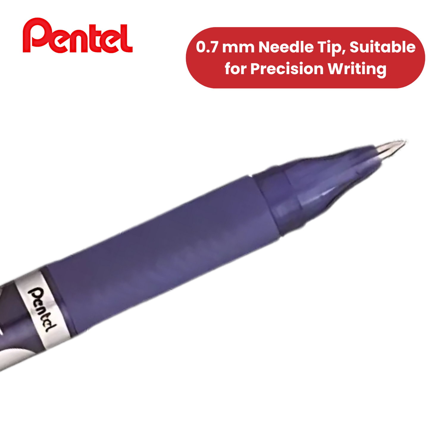 PENTEL ENERGEL XM METAL TIP RBALL BLUE - Pack of 12 - 1 to 5 Packs