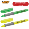 BIC Briteliner Grip Highlighters - Yellow/Blue/Green/Pink (Pack of 4)