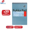 Pukka Pad Reporter's Notepad - 160 Pages Metallic Blue Spiral Notebook for Daily Notes