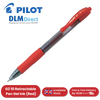 Pilot G-210 Retractable Pen Gel Ink 1.0mm Broad Rollerball Ball Point Pens - Red