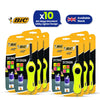 BIC Mega Utility Lighter - Plastic 6cm Wand Cooking Lighter, Push Button Lighters for BBQ