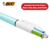 BIC 4 Colours Fun Ballpoint Pen Assorted Inks for Writing and Drawing