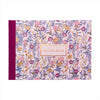 Pukka Pad A4 Visitor Log Book Cream 96 Pages Floral Hardcover Sign In Book for Office or School