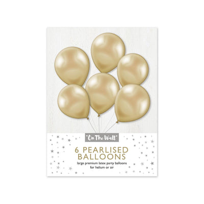OTW019 Latex Balloon - Metallic Gold - Plain - 12 inch