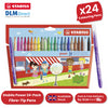 Stabilo Power XL Lasting Felt Pens Assorted Pack of 24 - 1 to 5 Packs
