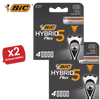BIC Flex 5 Hybrid Men's Razor Refills  - Box of 4 Cartridges