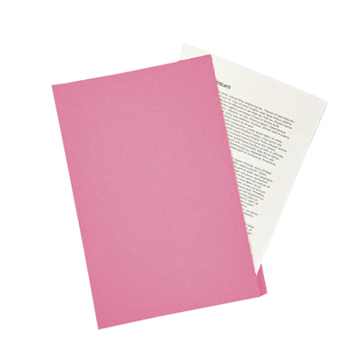 Exacompta Square Cut Folder Strong, 315gsm Manilla Holds A4 Foolscap Documents, Pack of 100 (Pink)