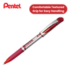 Retractable EnerGel rollerball pen ideal for everyday use. Quick drying, smooth flowing EnerGel ink, suitable for right or left-handed writers. Reduces smudging on hands and paper. Transparent barrel for easy view of remaining ink. Soft latex-free grip –