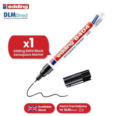 EDDING MARKER AEROSPACE BLACK 8404 BLACK Fine tip