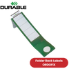 Durable Ordofix Self-Adhesive Spine Labels - Green - Pack of 10 - 60 mm - 1 to 5