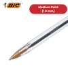 BIC Cristal Original Ballpoint Pens Medium Point (1.0 mm) Blue, Pouch of 8 - 1-5