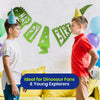 On The Wall Party Banner - Giant Green Happy Birthday T-Rex Dinosaur Garland - 1.5 metre