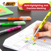 BIC Flex Assorted Fluorescent Highlighters - Pack of 4