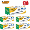 BiC Velleda 1721 Green Dry-Wipe Whiteboard Markers for Bold, Clean Writing, x24
