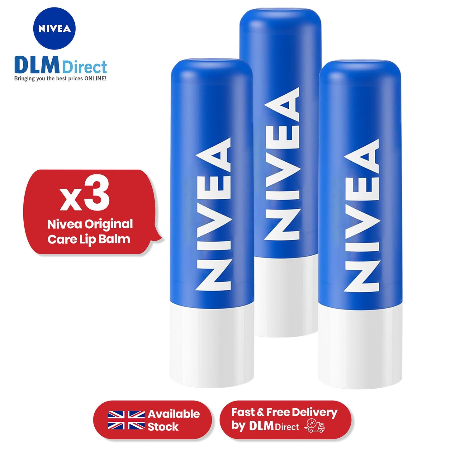 Nivea Lip Original Care x 1 - 1 to 36 Packs