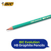 BIC Evolution Original, Erasable HB Graphite Pencils with Eraser - Pack of 8